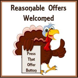 Reasonable Offers Welcomed